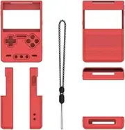 Silicone Protective Case Shockproof Soft Skin Cover Protector Sleeve with Lanyard for Brick Handheld Game Console