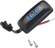 DC12V-24V USB Car Charging Sockets with Dual QC3.0 & PD3.0 Ports Quick Charging Power Outlet for Cars RVs Trucks
