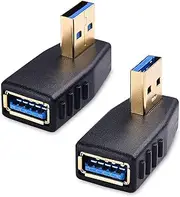 Cable Matters Combo-Pack 90 Degree Left and Right Angle USB Adapter Gender Changer