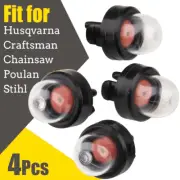 4X Primer Bulb Pump For McCulloch Husqvarna Stihl Echo Homelite Poulan Chainsaw