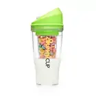 CrunchCup XL Green Portable Milk Cereal Crunch Cup On The Go