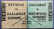 VR Ticket - HEYWOOD to BALLARAT - Economy Return