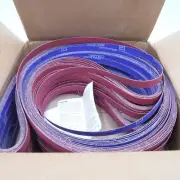 Box of 50 Norton Plyweld R961 3/4" x 136" 60 Grit Abrasive Sanding Belts 97188
