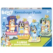 Ravensburger Bluey 4 Large Shaped Jigsaw Puzzle