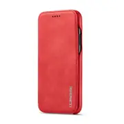 For Iphone 11 Pro Hon Ancient Series Leather Case With Card Slots and Holder and Wallet(Red)