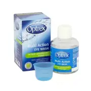 Optrex Multi Action Eye Wash with Eye Bath For Tired & Irritated Eyes 110ml