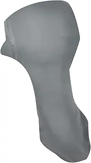 X AUTOHAUX 420D Oxford Cloth Motor Full Outboard Engine Cover Waterproof Boat Motor Fit Up to 100-150 HP Gray