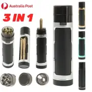 3IN1 Tobacco Roller Machine Grinder Storage Case Cigarette Rolling Portable AU