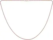 [Bling Jewelry] Classic Fine Thin 1-2.5 MM Strong Rolo Link Cable Chain Necklace for Women Men Yellow Rose Yellow Gold Plated Overlay .925 Sterling Silver 16,18,20,24 Inch