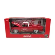 M2 Machines 1973 Chevrolet Cheyenne 10 C-10 Red Mom Coke