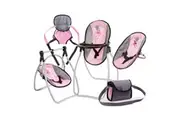 Bayer Vario 9 in 1 High Chair/Plastic Tableware/Bag Doll Accessories Play Set