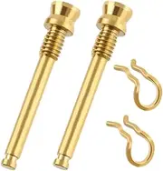 Disc Brake Pad Bolts | Titanium Alloy M4 Fixing Bolt Disc Brake Clamp,Ultra-Light, Threaded Pins, Riding Accessories for Mountain Bikes, Bicycles
