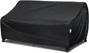 VARIETYFACE Patio Furniture Covers Waterproof,79Wx37Dx35H inches,3-Seater Outdoor Sofa Covers Sunproof,Lawn Furniture Covers, Black