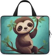 Laptop Case Sleeve Shockproof Computer Carrying Bag Cute Sloth Notebook Case Cover Laptop Bag Water Resistant Computer Cases Tablet Briefcase for Travel Business 13 Inch