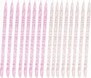 200 PCS Pink Disposable Nail Stick Cuticle Pusher Bulk Nail Care Sticks Cuticle Manicure and Pedicure Stick for Fingernail Cleaning Cuticle Stick