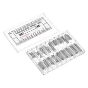 Watch Band Link Pin Set 216pcs 1.4mm Dia Spring Bar Pins 8-25mm 12pcs Each Size