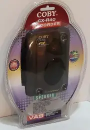 RARE NEW SEALED COBY CX-R40 VAS CASSETTE PLAYER / RECORDER /w BUILT IN SPEAKER