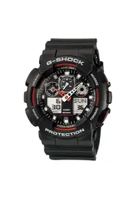 在飛比找ZALORA購物網優惠-CASIO G-SHOCK GA-100-1A4DR DIG