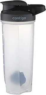 Contigo Shake & Go Fit Shaker Bottle, 28oz, Black