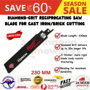 MILWAUKEE 230MM DIAMOND-GRIT RECIPROCATING SAW BLADE FOR CAST IRON/BRICK CUTTING