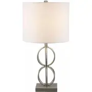 Trans Globe Lighting RTL-9091 Belmar Table Lamp Antique Silver
