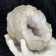 4-1/2” Natural Quality Quartz Crystal Cluster Geode Specimen 1.14Lb