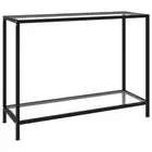 Console Table Transparent 100cm Tempered Glass Accent End Side Table vidaXL