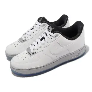 【NIKE 耐吉】Wmns Air Force 1 07 SE 女鞋 白 銀 White Chrome 冰底(DX6764-100)