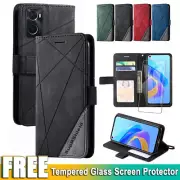 For Oppo A96 A76 Wallet Case Flip Leather Shockproof Heavy Duty Magnetic Cover