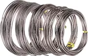 uxcell Bonsai Training Wire 1.0mm/1.5mm/2.0mm/2.5mm/3.0mm, 5 Roll Floral Wire Stems Anodized Aluminum Tree Wire 146 Feet Total for Gardening Branch Fixing, Brown