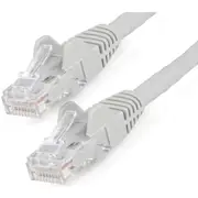 StarTech.com 15m CAT6 Ethernet Cable, LSZH (Low Smoke Zero Halogen), 10 GbE Snagless 100W PoE UTP RJ45 Grey CAT 6 Network Patch