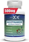 Nicotinamide 500mg 100 Capsules Flush Free Niacin Vitamin B3 for Healthy Skin