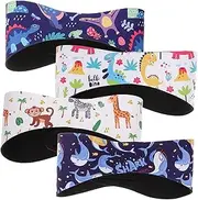 Mipcase 4pcs Swim Headbands for Ear Protection Lightweight Shower Ear Covers Neoprene Material for Bathing and Swimming Comfortable Durable Design
