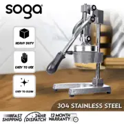 SOGA Commercial Manual Juicer Hand Press Juice Extractor Squeezer
