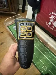 NEW Scotty Cameron 2020 Club Member Black and Gold Golf Putter Blade Headcover