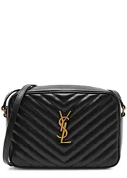 Saint Laurent Lou Quilted Leather Cross-body bag - Black ONE SIZE