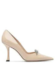 [Jimmy Choo] Jimmy Choo-Heeled Shoes Beige-Donna 36½