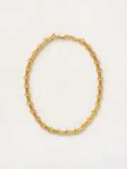 RYLAN | Flat Link Necklace in Gold | The UNDONE