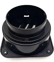 SENHE 42/60/75mm Car Air Vent Outlet Flat Diesel Heater Air Heater Ducting 6cm Fit for Webasto Fit for Eberspacher Diesel Parking Heater (Color : 60mm)