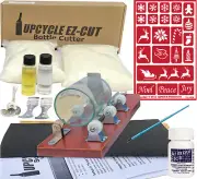 Christmas Candle Making Craft Kit: Make Holiday 100% Soy Candles of Wine Bottles