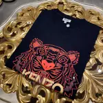 KENZO KNITTED TIGER SPECIAL T-SHIRT 紅金虎 短T 全新正品。  男生版型