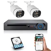 KERUI 5in1 8CH DVR 1080P Video CCTV Home Security Camera System Outdoor H.265+