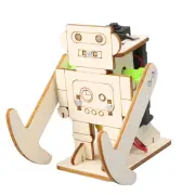 Wooden Walking Robot Model Assembly Kit DIY Children's Science Experiment Education Puzzle Toy Student Technology Small
