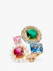 Victoria Cluster Cocktail Ring