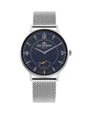 Ben Sherman Original Mesh Bracelet Watch Men Silver Watches