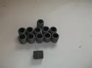 Lot of (12) New ANVIL 0332623206 Black Close Pipe Nipple, Threaded, 1", (F9J)