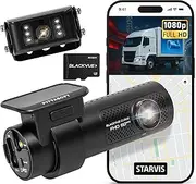 BlackVue DR770X-2CH-TR-64 | FHD Cloud Ready 2 Channel Dash Camera for Truck with Built-in WiFi, GPS & Native Parking Mode | 64GB SDHC Included