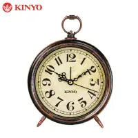 在飛比找momo購物網優惠-【KINYO】復古鬧鐘(TB703)