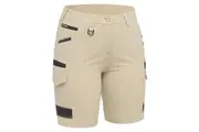 Bisley Ladies FLX & MOVE Stretch Cargo Shorts BSHL1332 - Stone