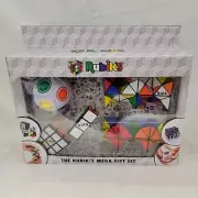 Rubik's Mega Gift Set 5 piece - STEM Toy - Brain Teaser - Fun for All Ages - New